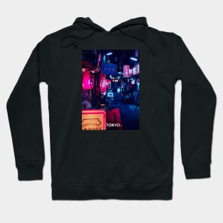 Tokyo Street Neon Synthwave Hoodie